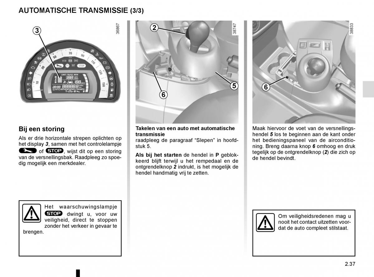 Renault Twingo III 3 handleiding / page 111