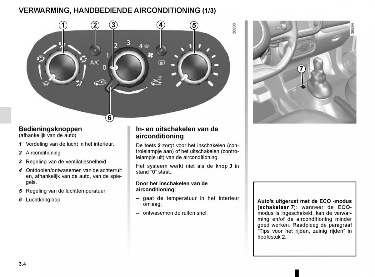 Renault Twingo III 3 handleiding / page 116