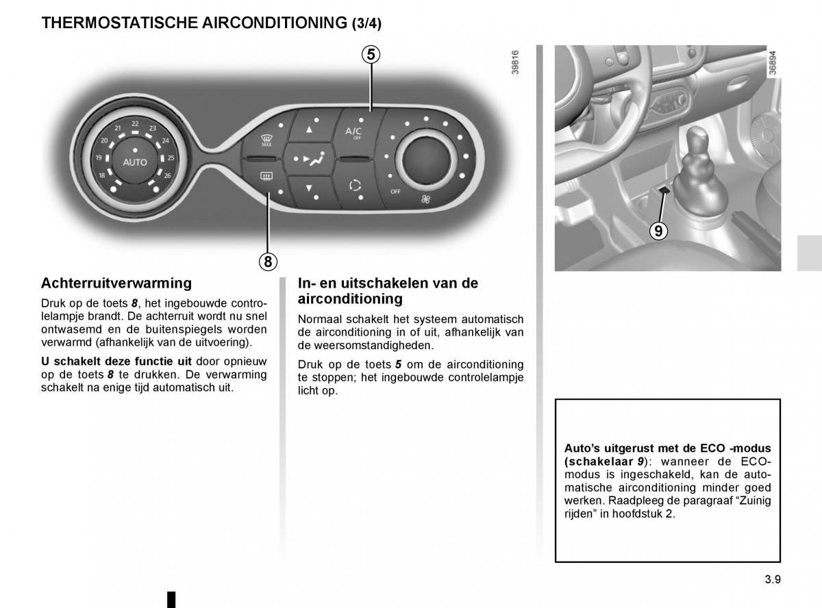 Renault Twingo III 3 handleiding / page 121