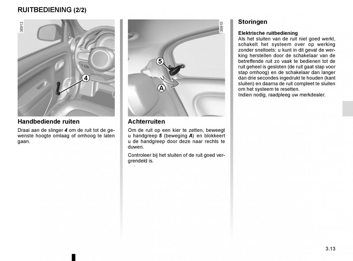 Renault Twingo III 3 handleiding / page 125