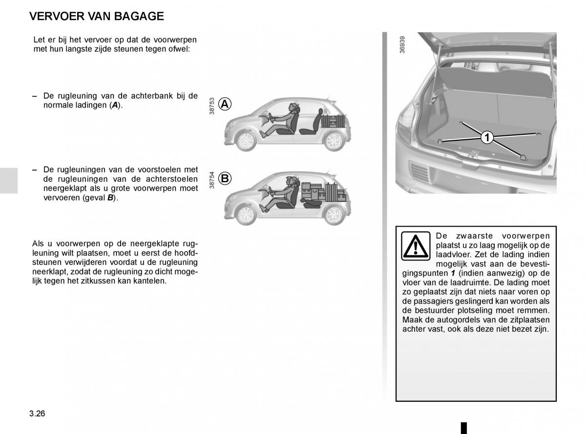 Renault Twingo III 3 handleiding / page 138