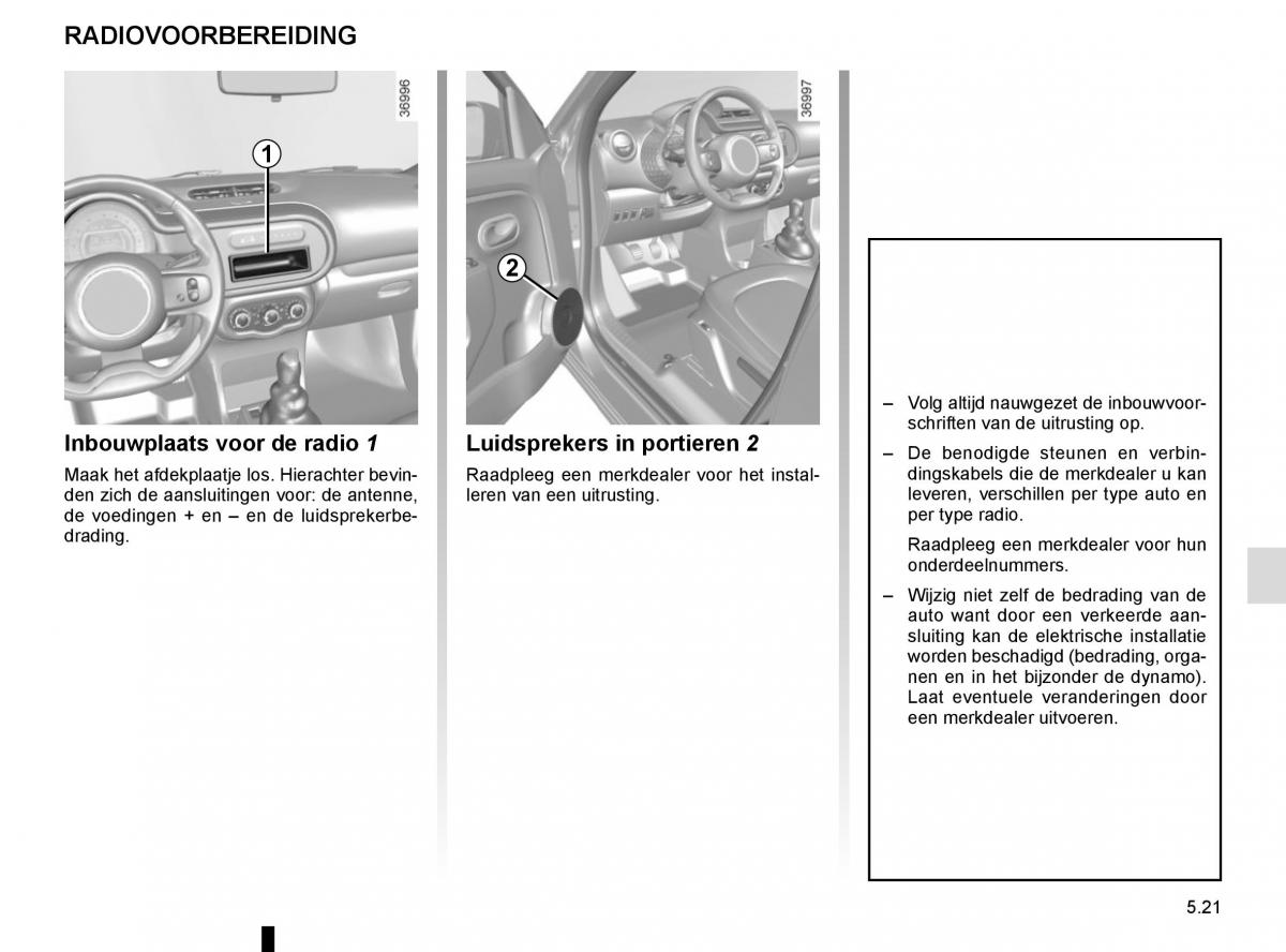 Renault Twingo III 3 handleiding / page 179