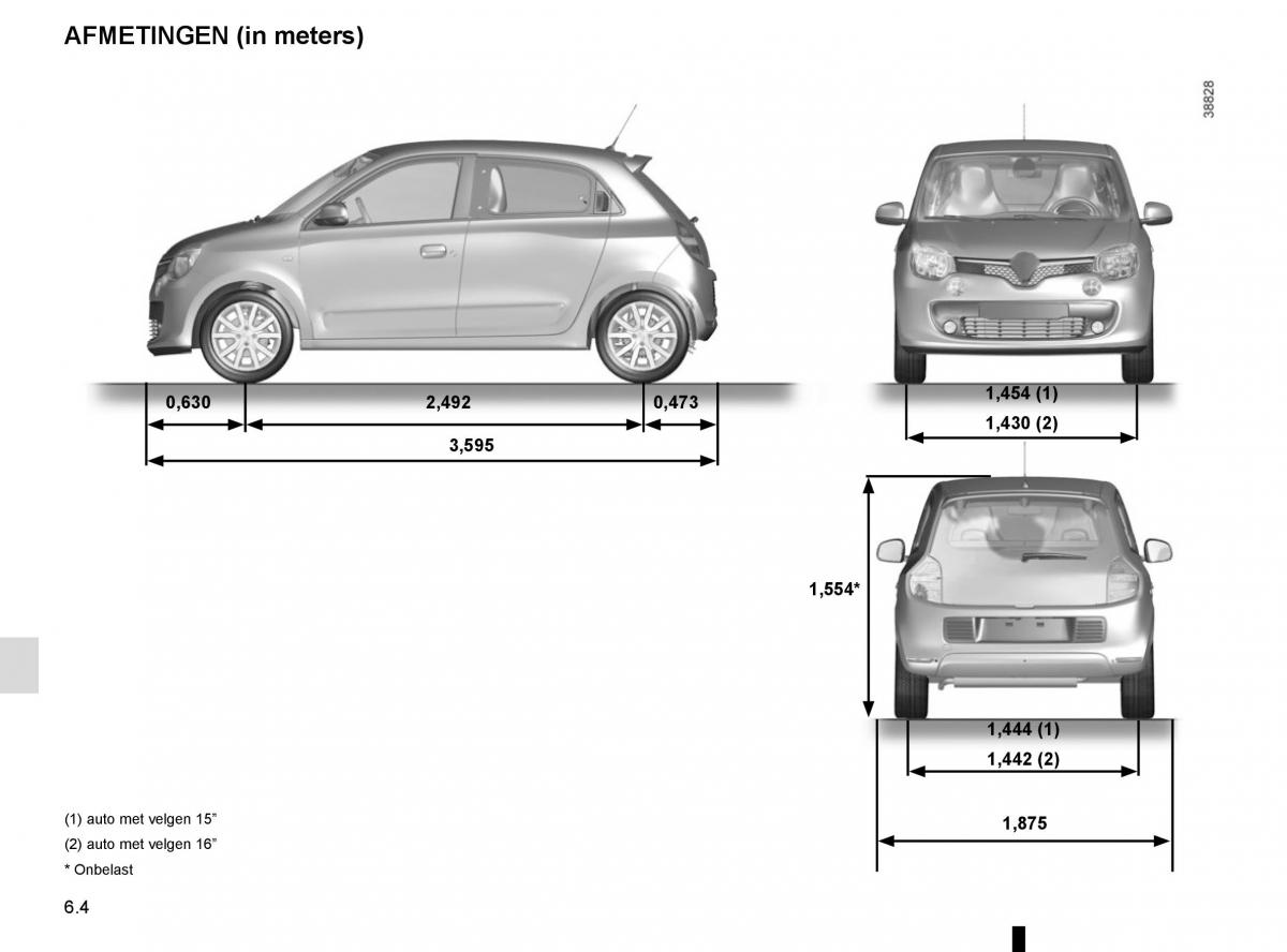 Renault Twingo III 3 handleiding / page 194