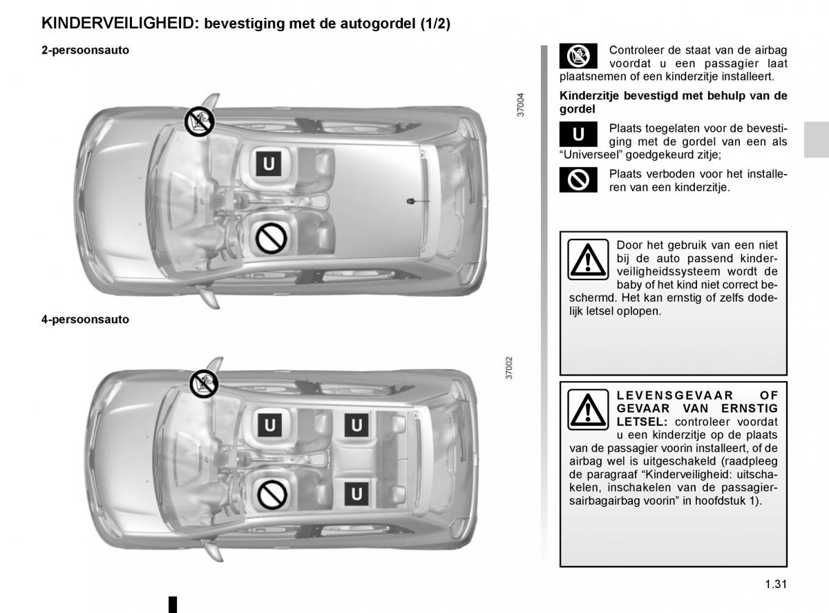 Renault Twingo III 3 handleiding / page 37