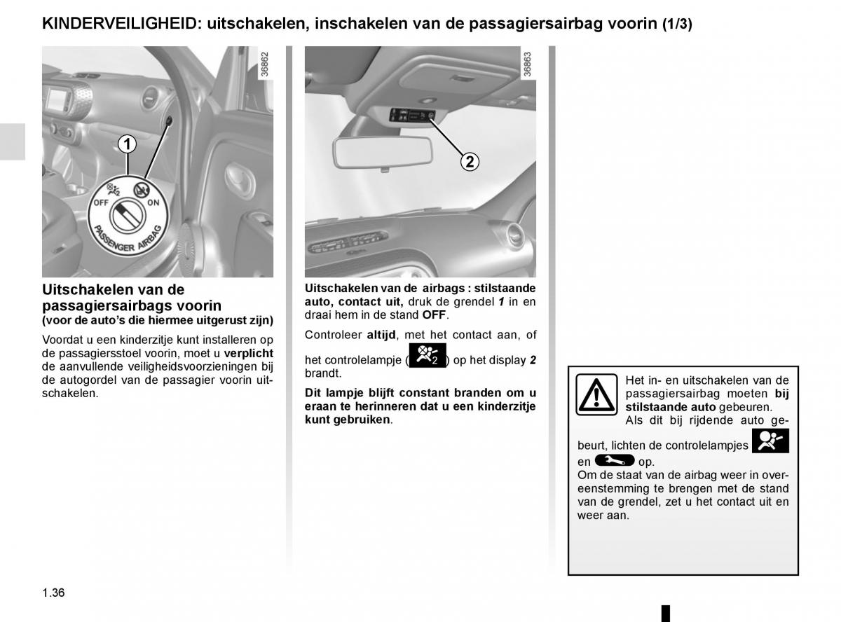 Renault Twingo III 3 handleiding / page 42