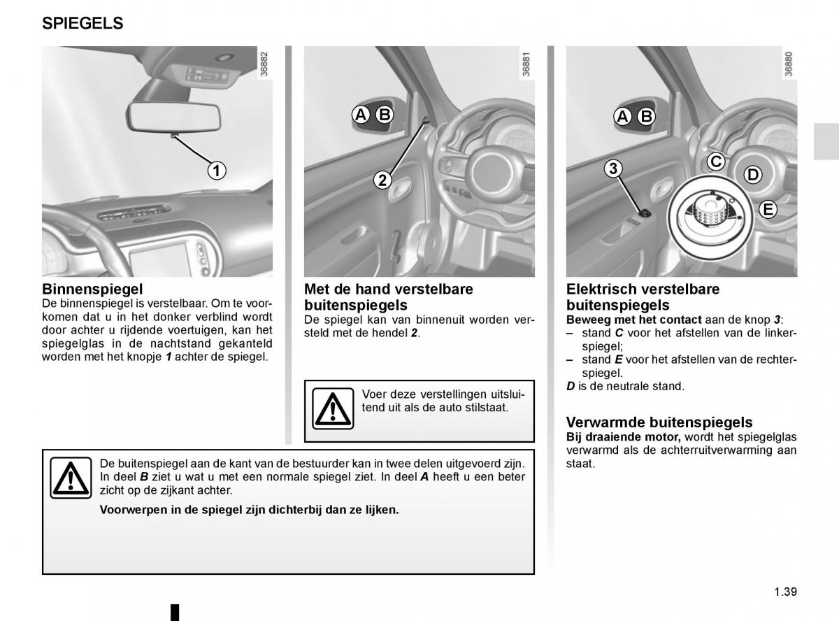 Renault Twingo III 3 handleiding / page 45