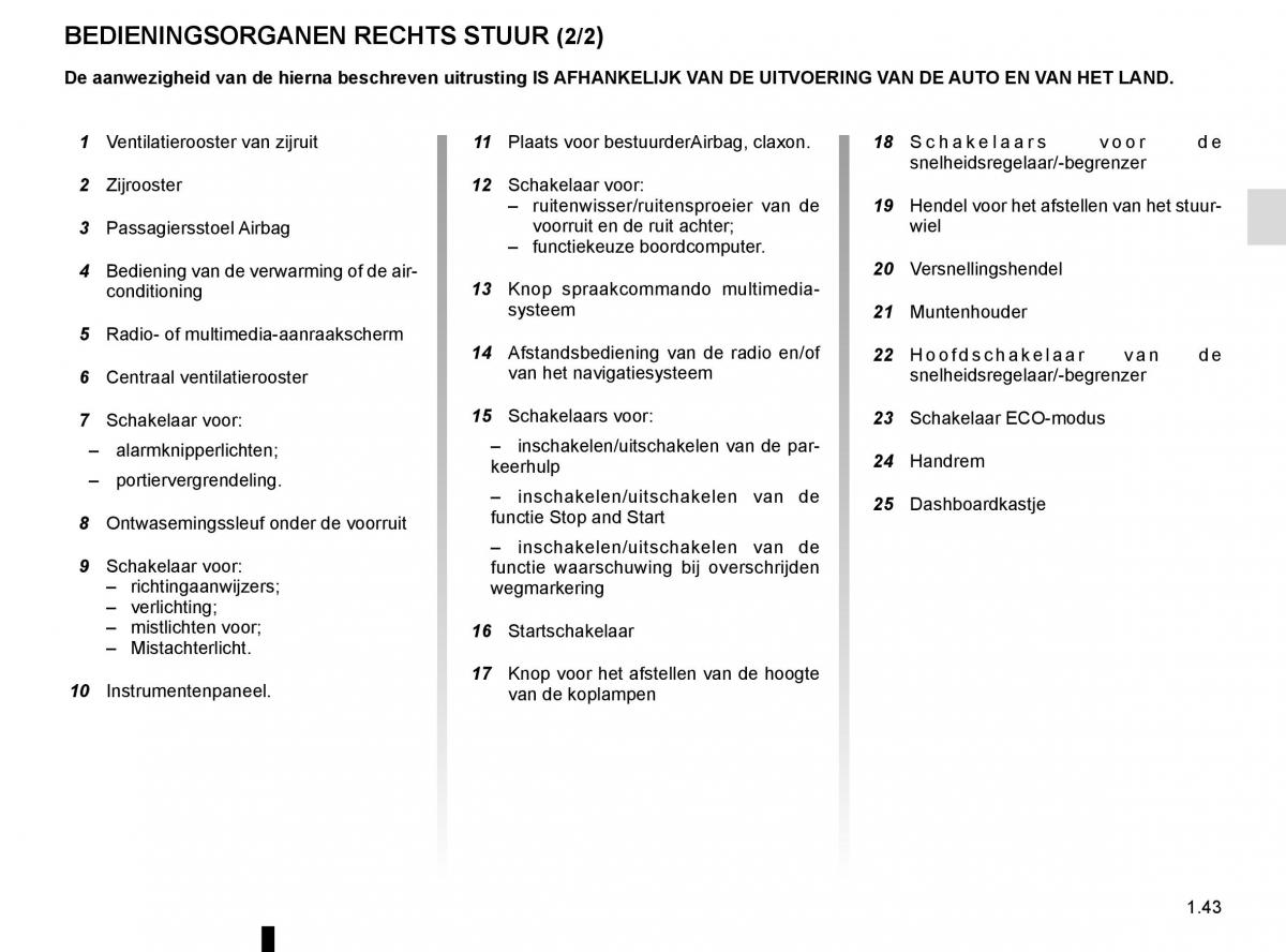 Renault Twingo III 3 handleiding / page 49