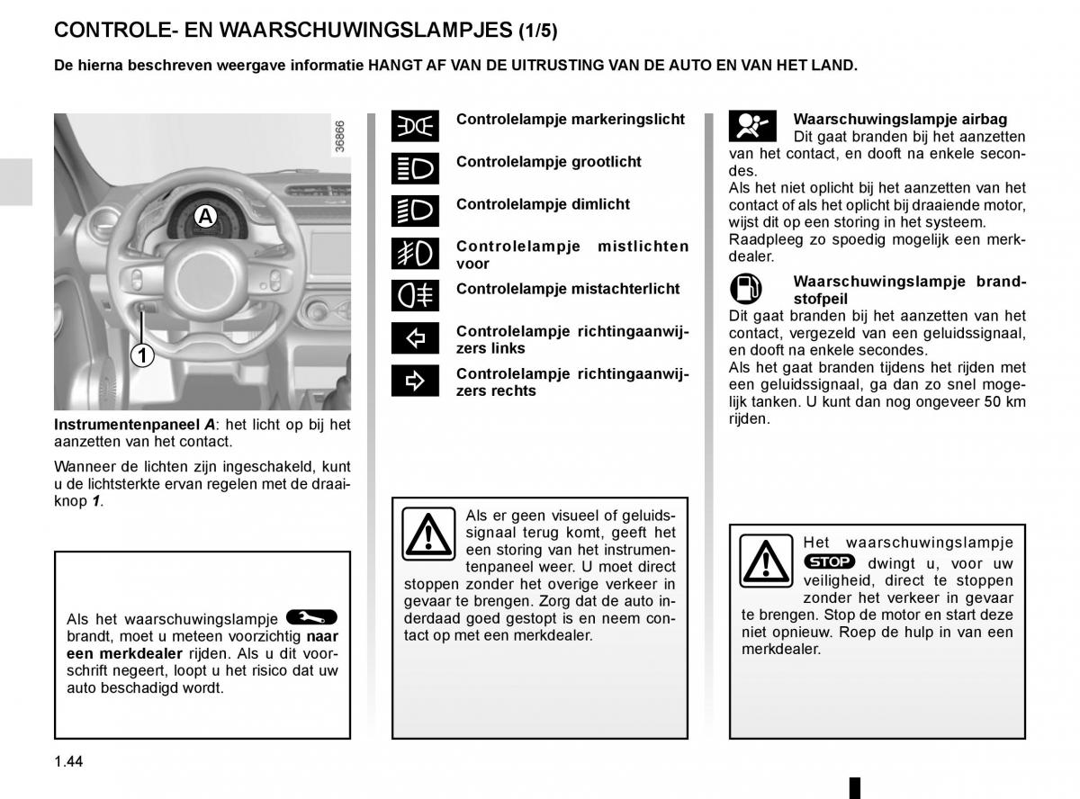 Renault Twingo III 3 handleiding / page 50