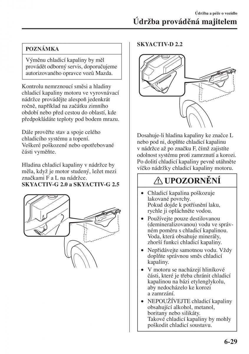 Mazda 6 III navod k obsludze / page 597