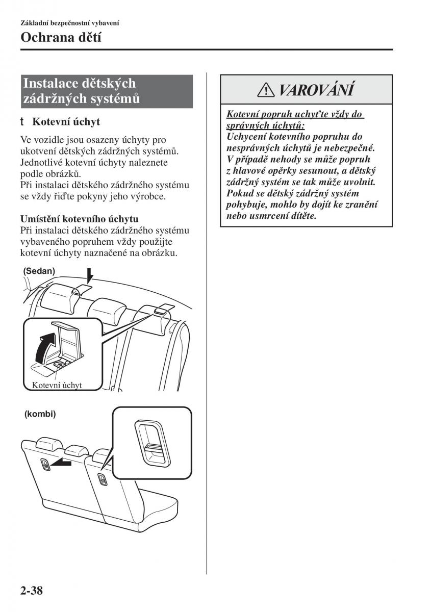 Mazda 6 III navod k obsludze / page 62