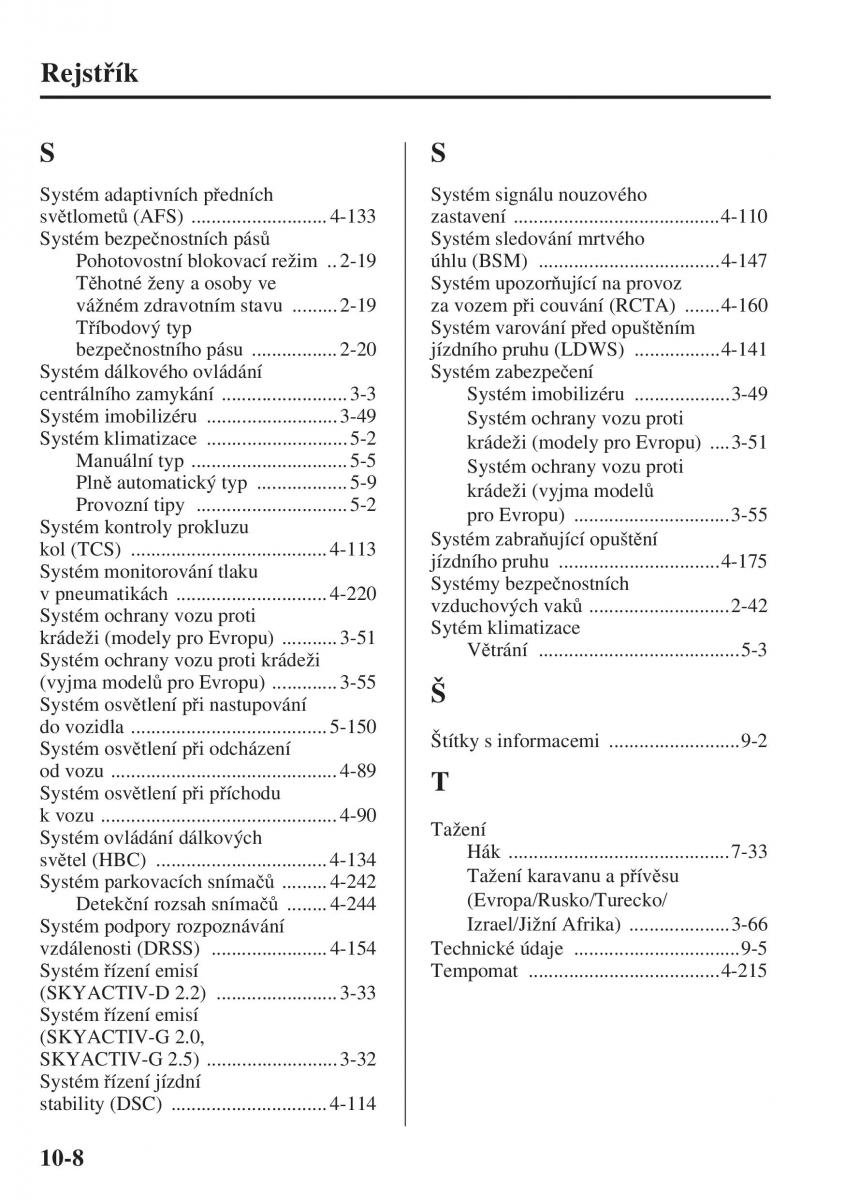 Mazda 6 III navod k obsludze / page 760