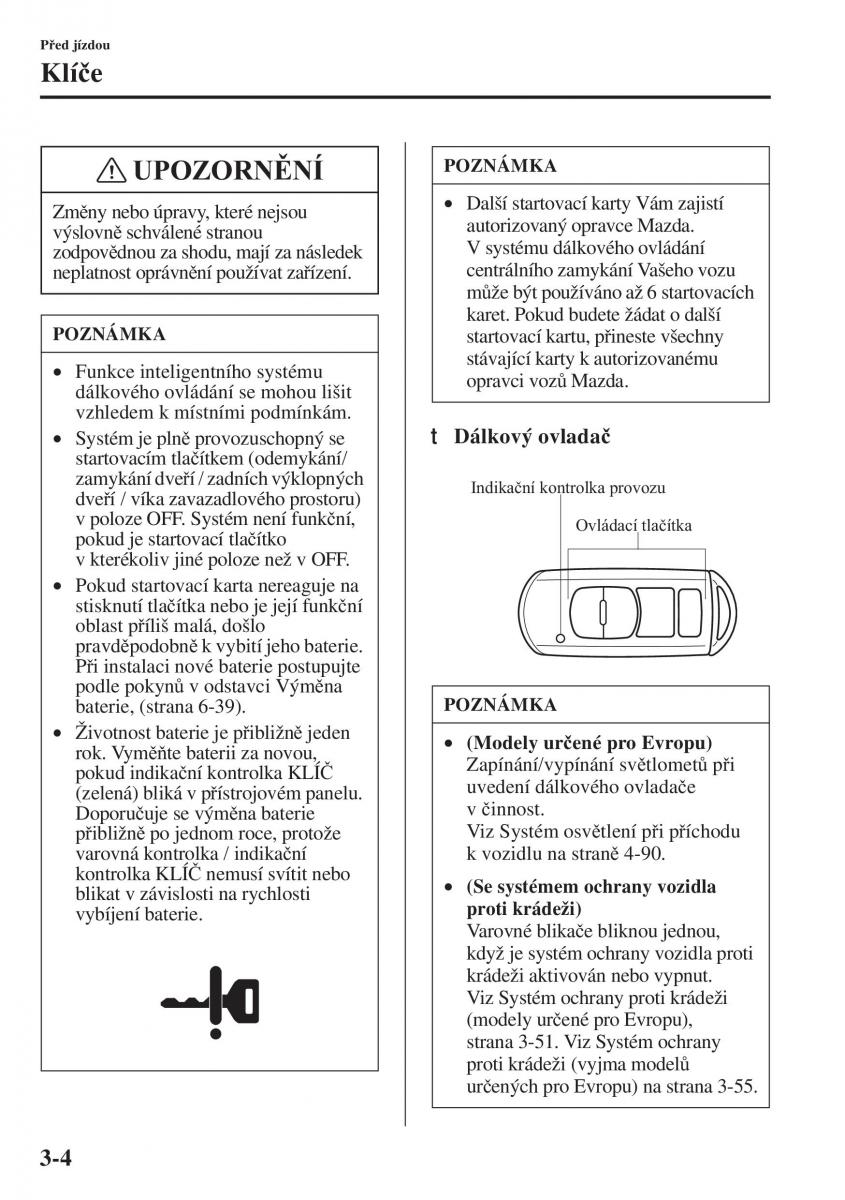 Mazda 6 III navod k obsludze / page 84