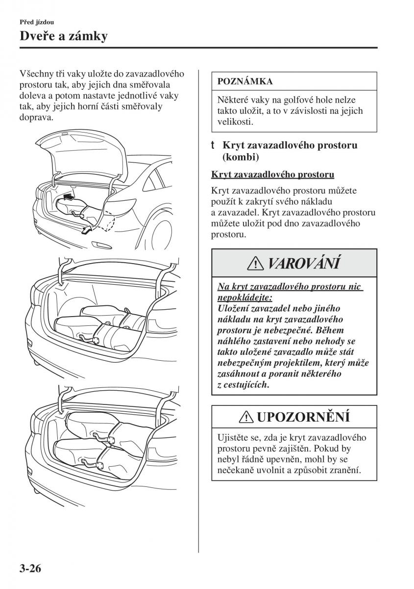 Mazda 6 III navod k obsludze / page 106