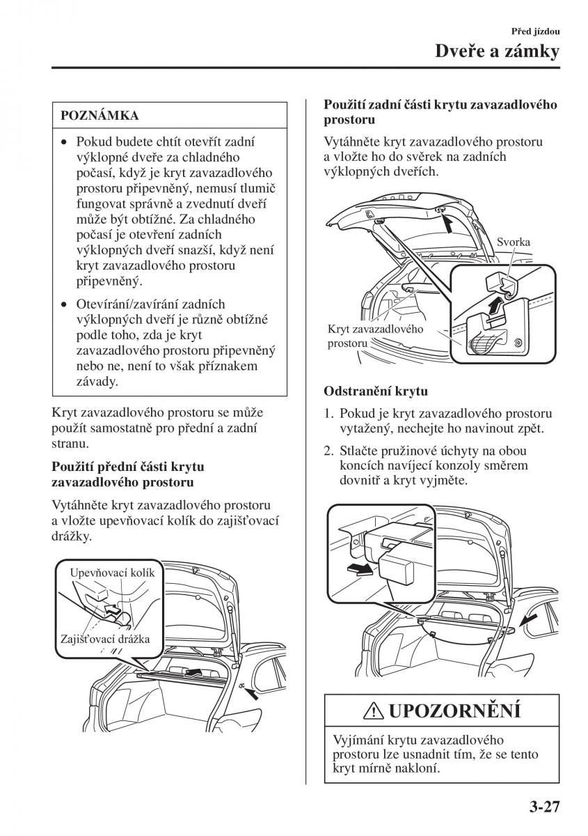 Mazda 6 III navod k obsludze / page 107