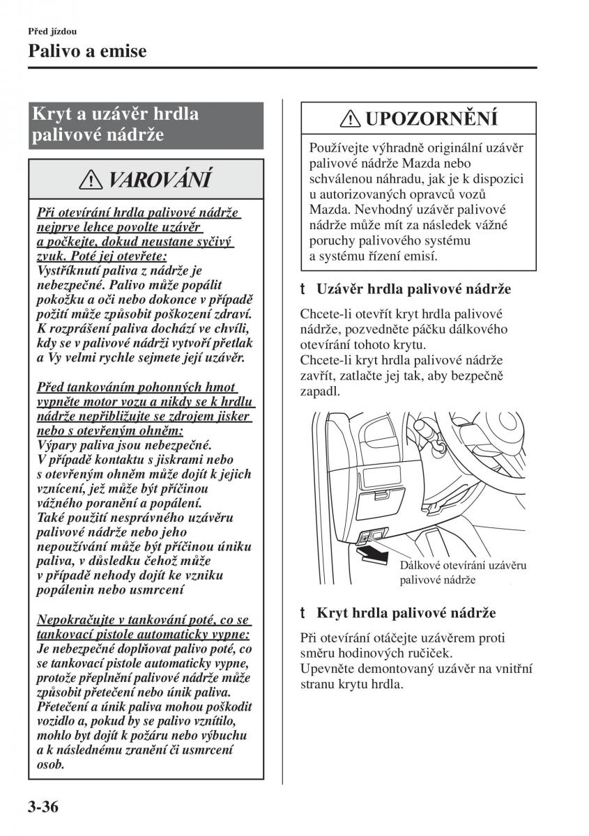 Mazda 6 III navod k obsludze / page 116