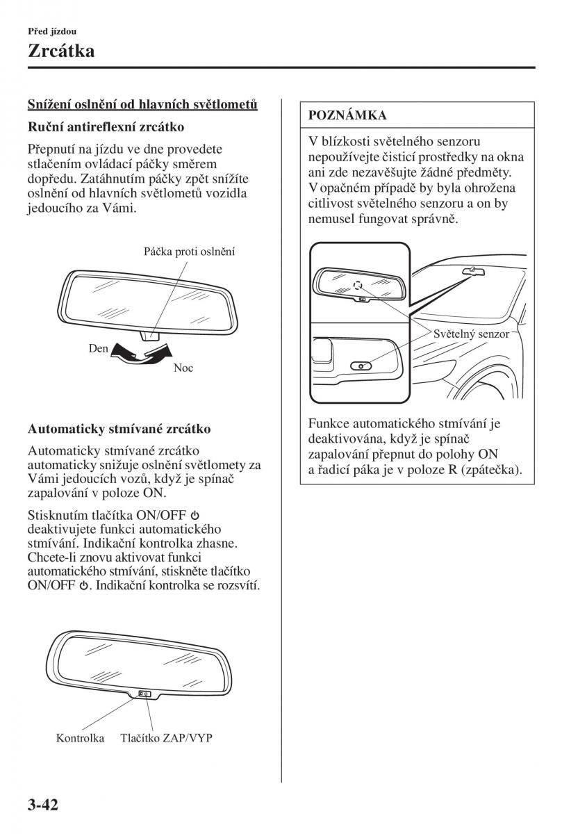 Mazda 6 III navod k obsludze / page 122