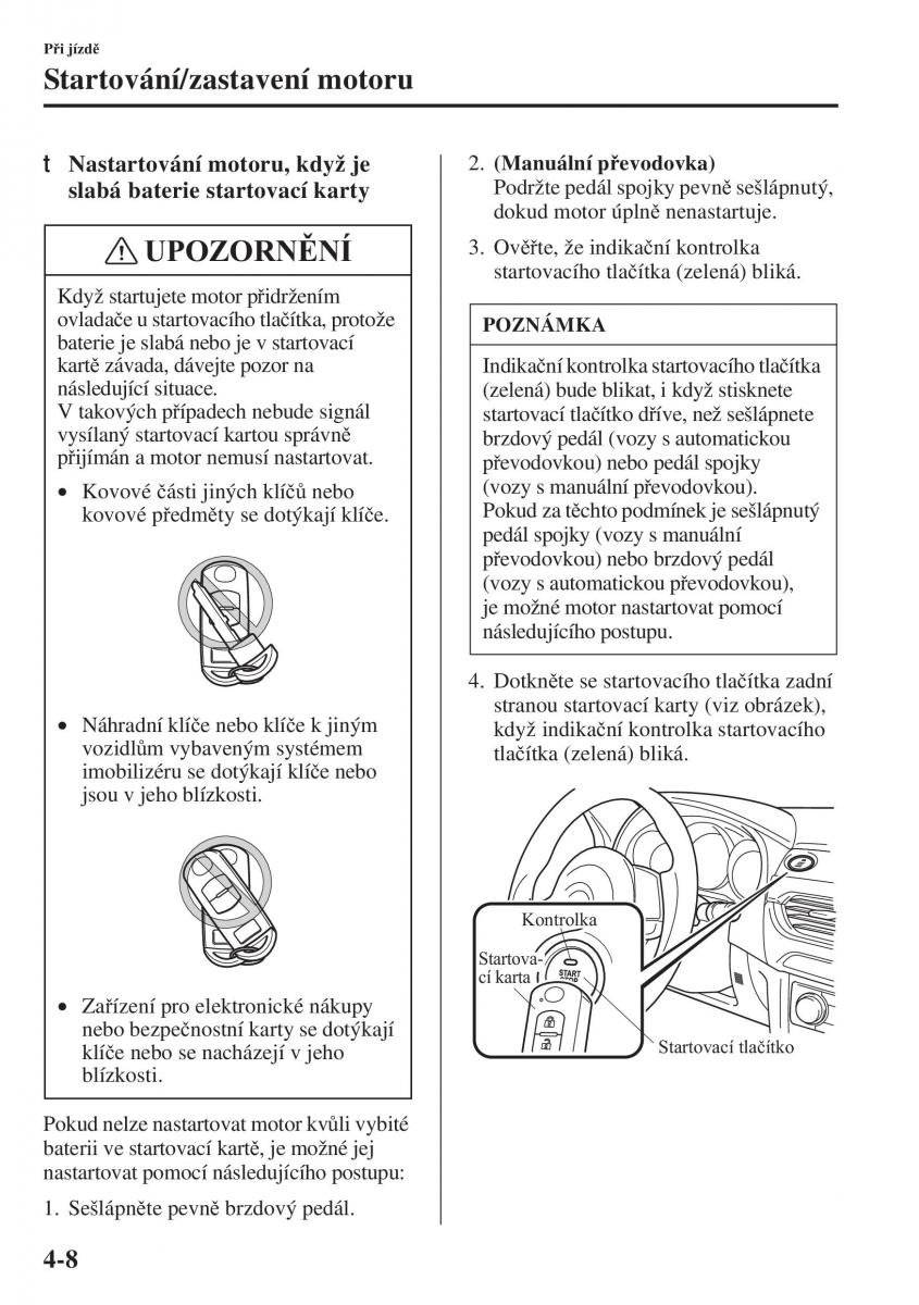 Mazda 6 III navod k obsludze / page 166