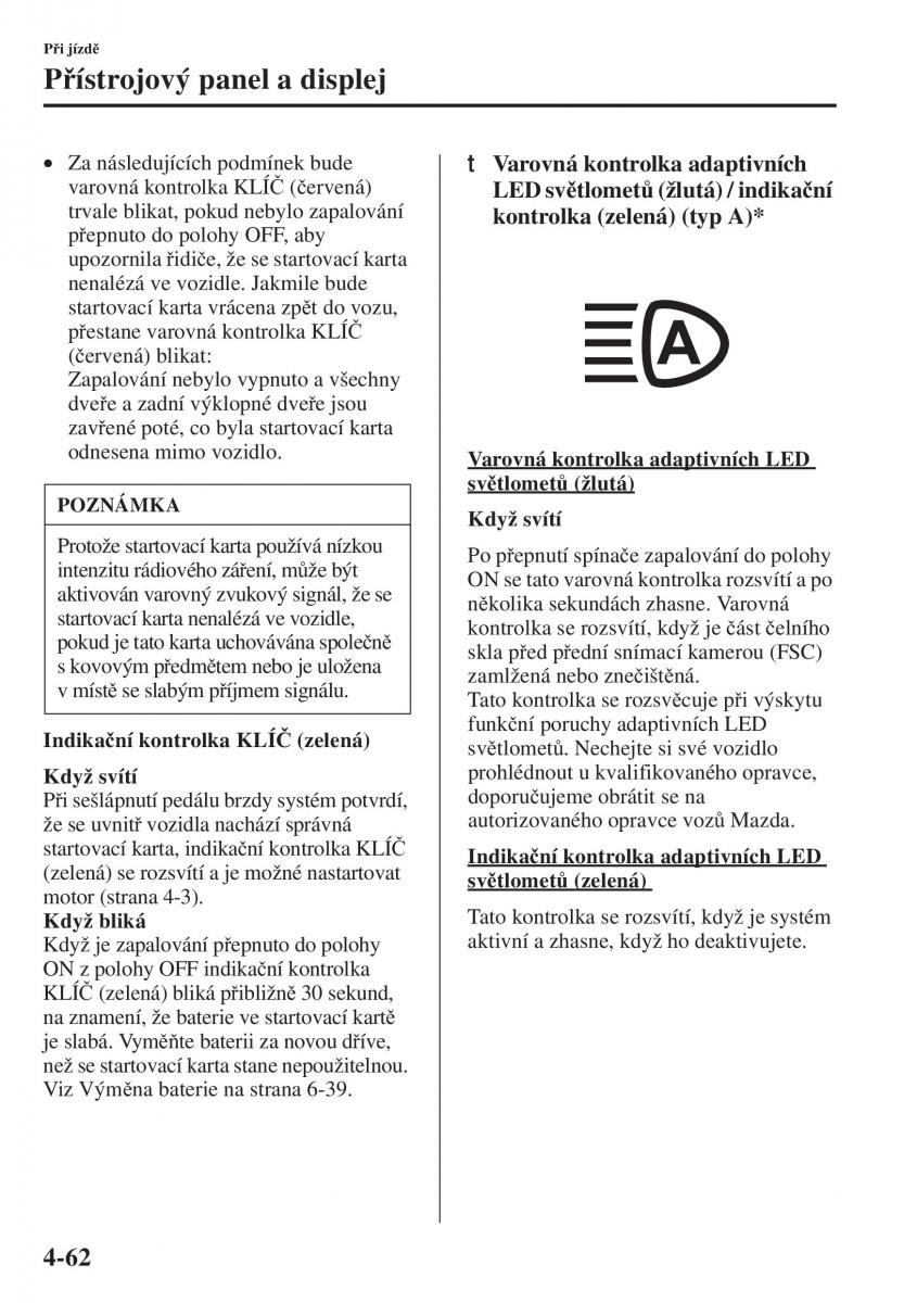 Mazda 6 III navod k obsludze / page 220