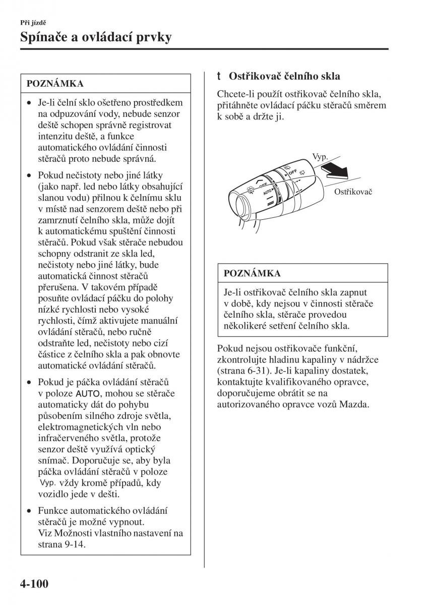 Mazda 6 III navod k obsludze / page 258