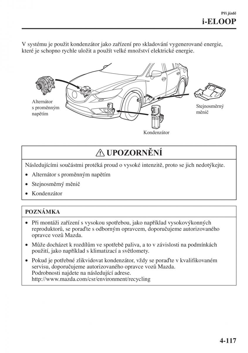 Mazda 6 III navod k obsludze / page 275