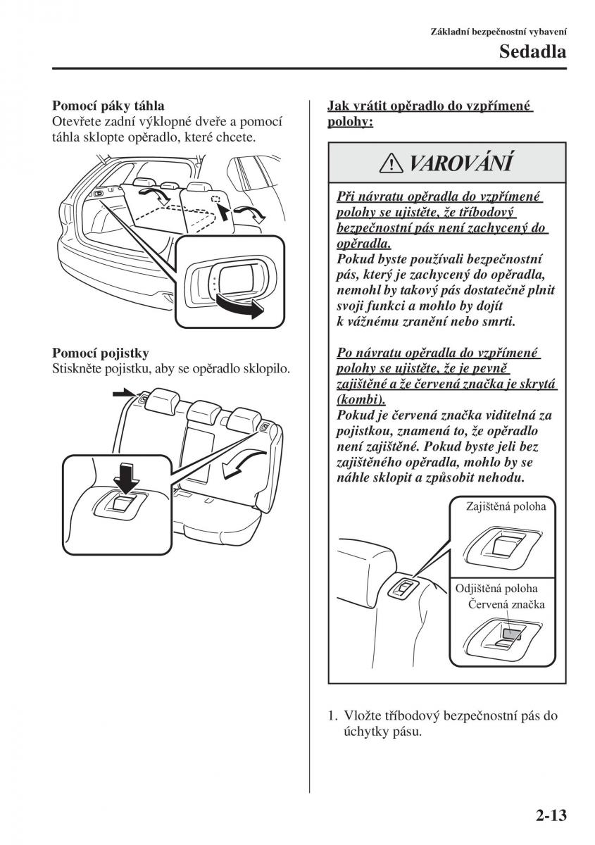 Mazda 6 III navod k obsludze / page 37