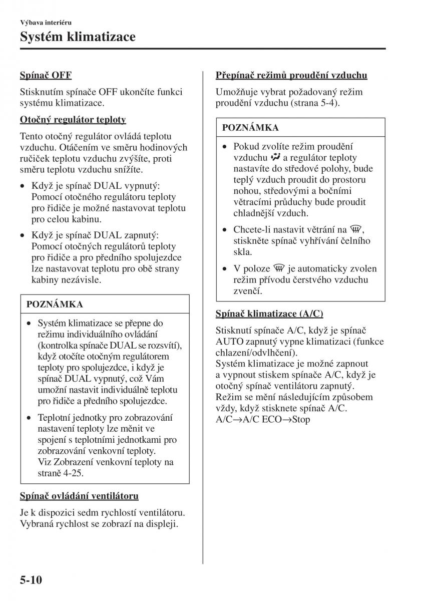 Mazda 6 III navod k obsludze / page 418