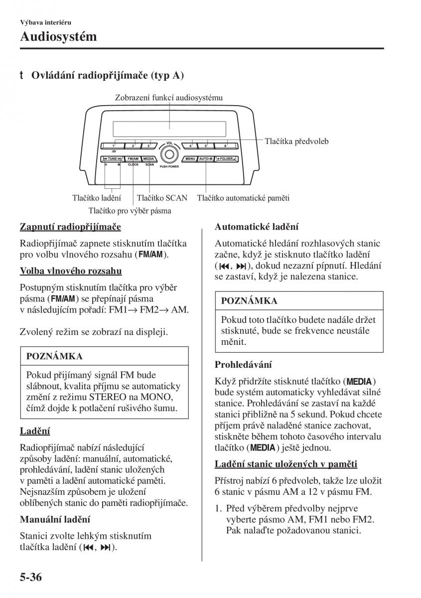 Mazda 6 III navod k obsludze / page 444