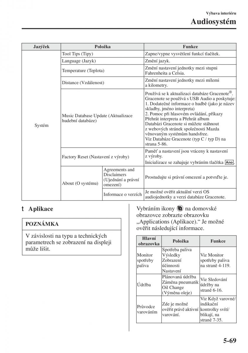 Mazda 6 III navod k obsludze / page 477