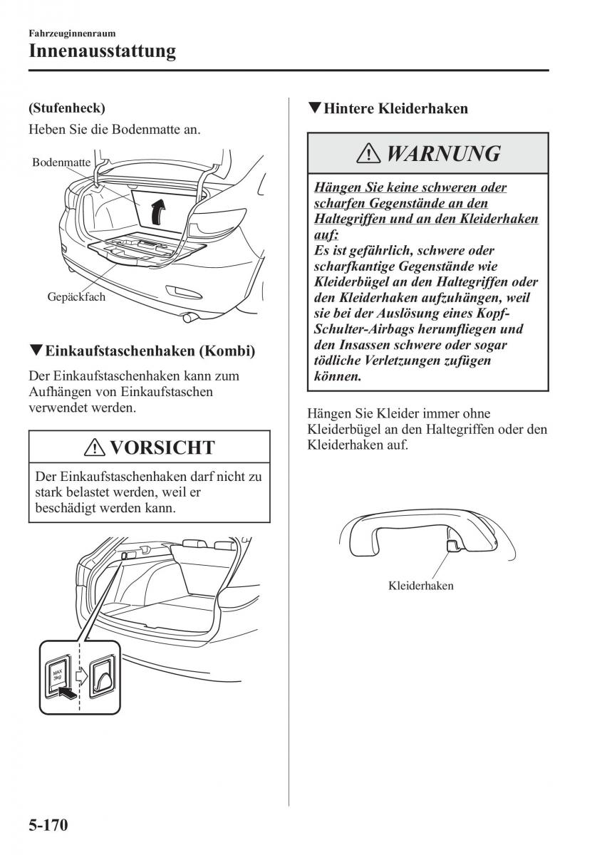 Mazda 6 III Handbuch / page 599