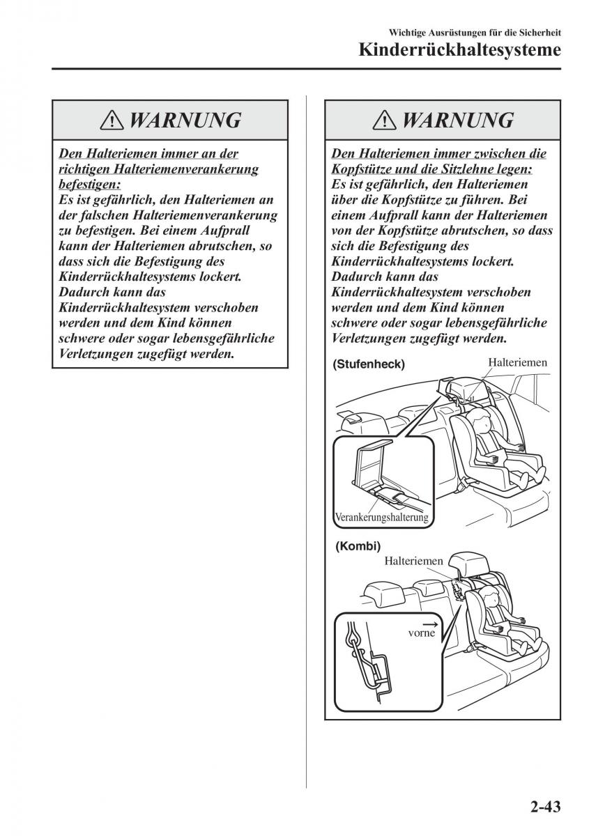 Mazda 6 III Handbuch / page 62