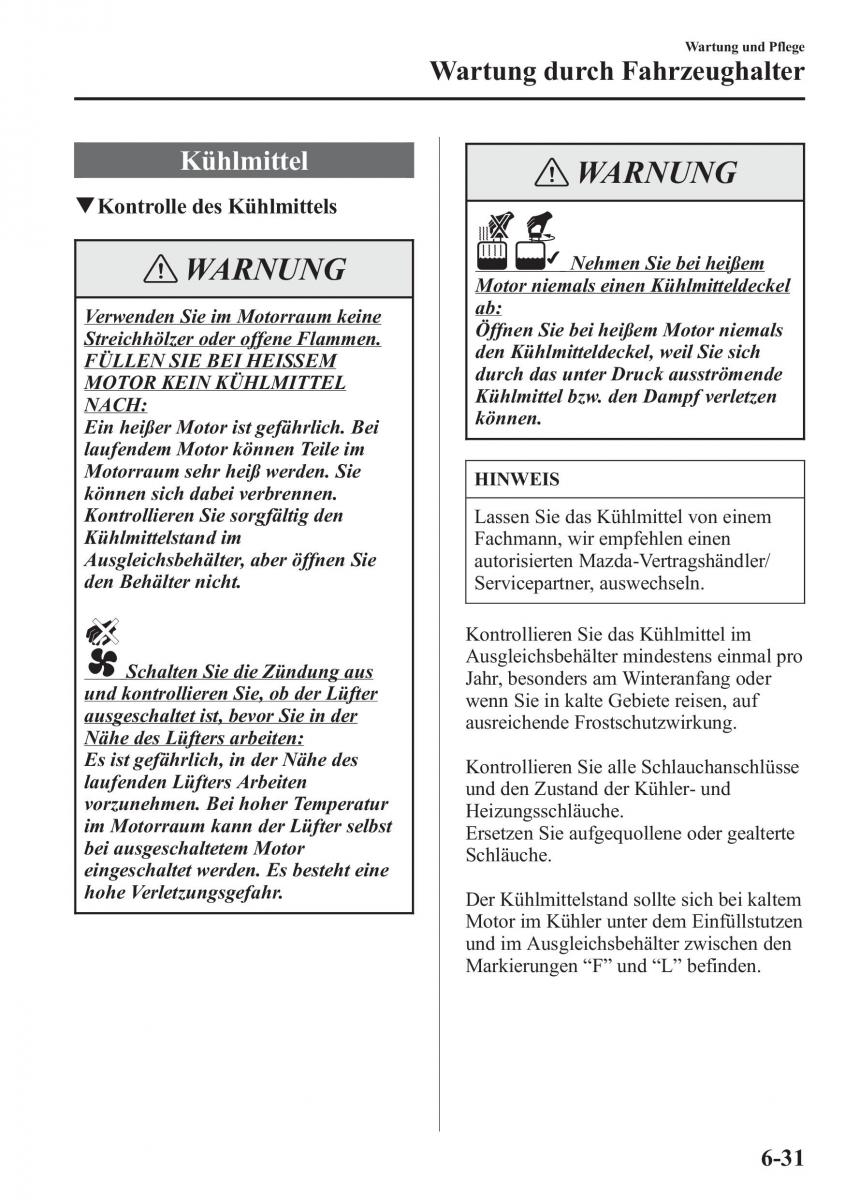 Mazda 6 III Handbuch / page 634