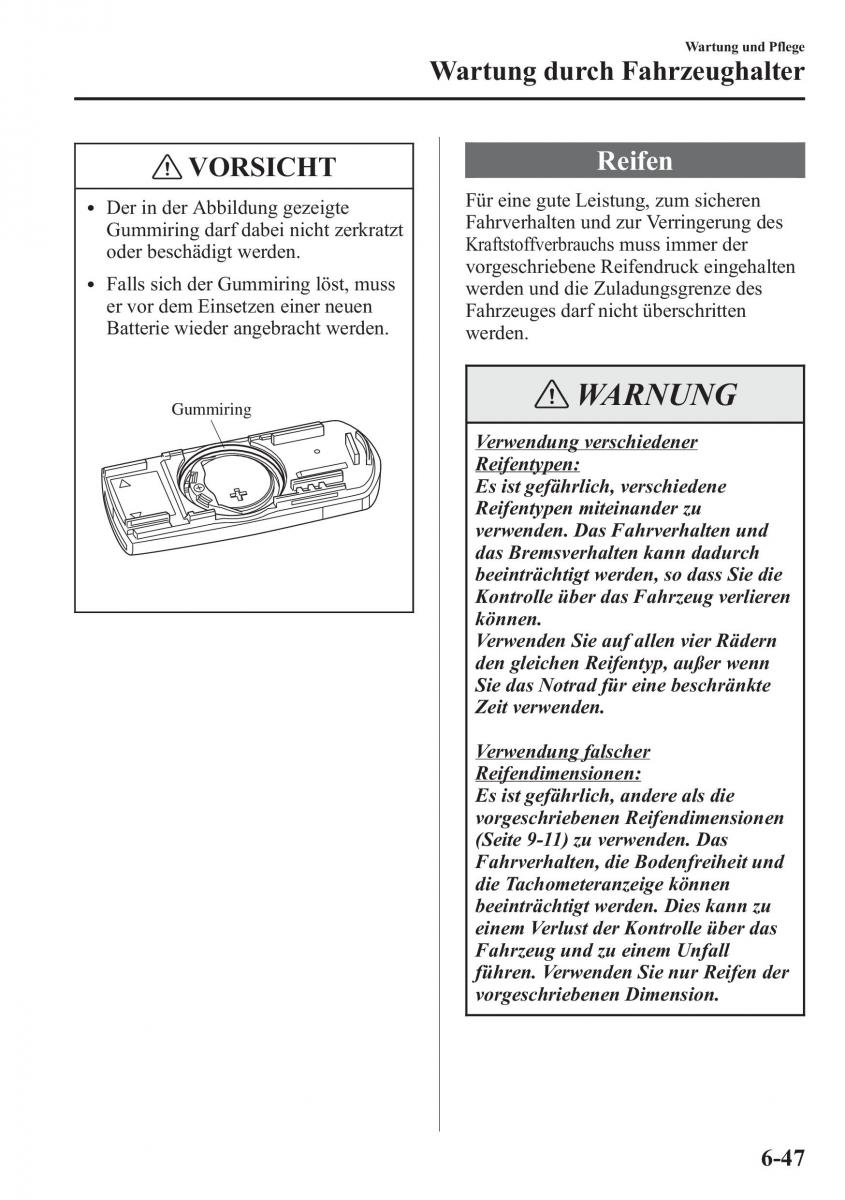 Mazda 6 III Handbuch / page 650