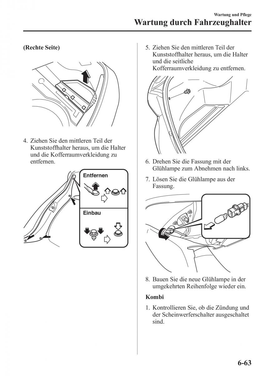 Mazda 6 III Handbuch / page 666