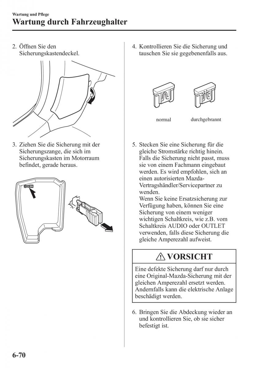 Mazda 6 III Handbuch / page 673