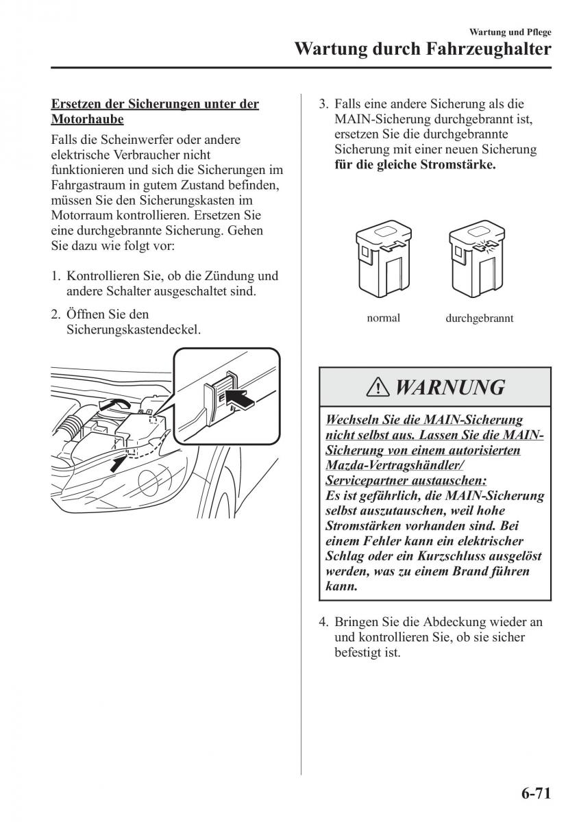 Mazda 6 III Handbuch / page 674