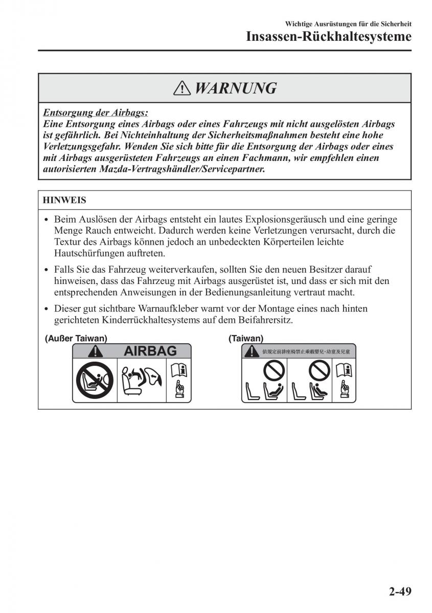 Mazda 6 III Handbuch / page 68