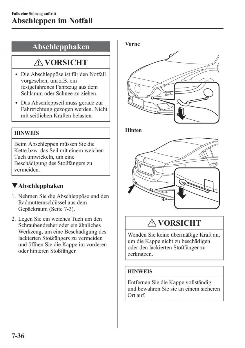 Mazda 6 III Handbuch / page 725