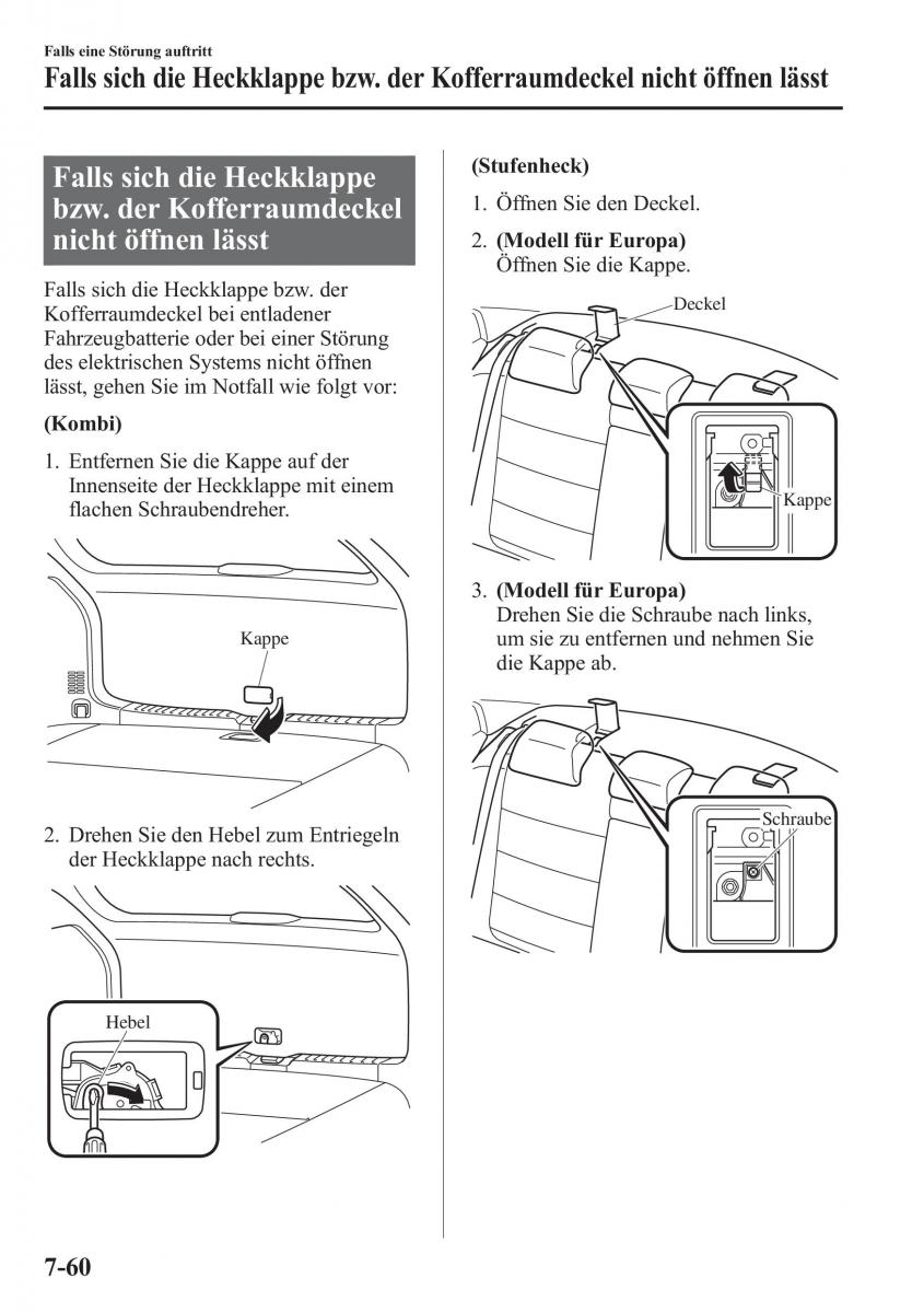 Mazda 6 III Handbuch / page 749