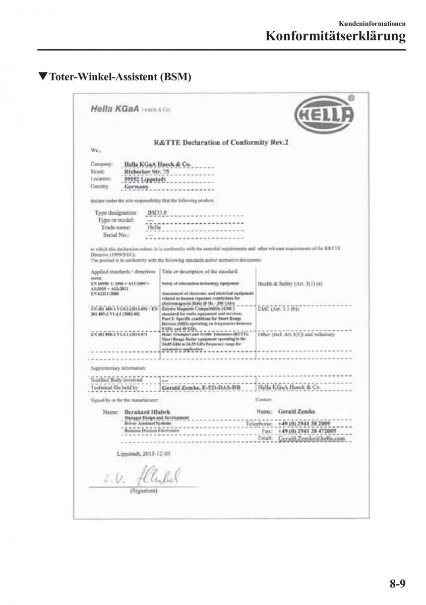 Mazda 6 III Handbuch / page 760