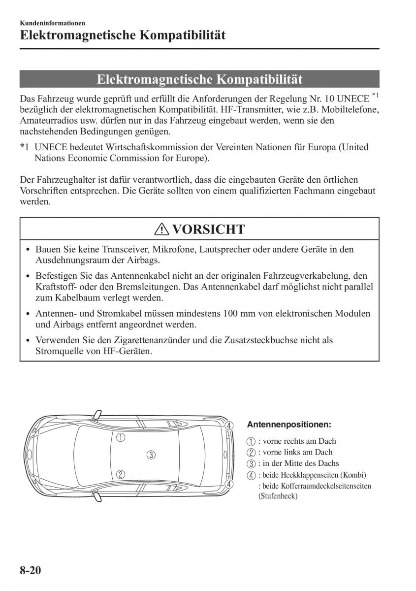 Mazda 6 III Handbuch / page 771