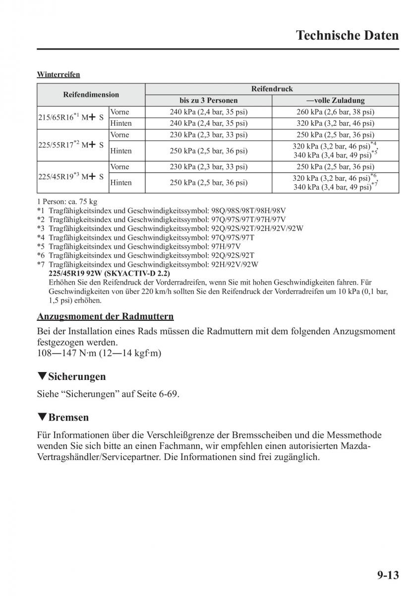 Mazda 6 III Handbuch / page 788