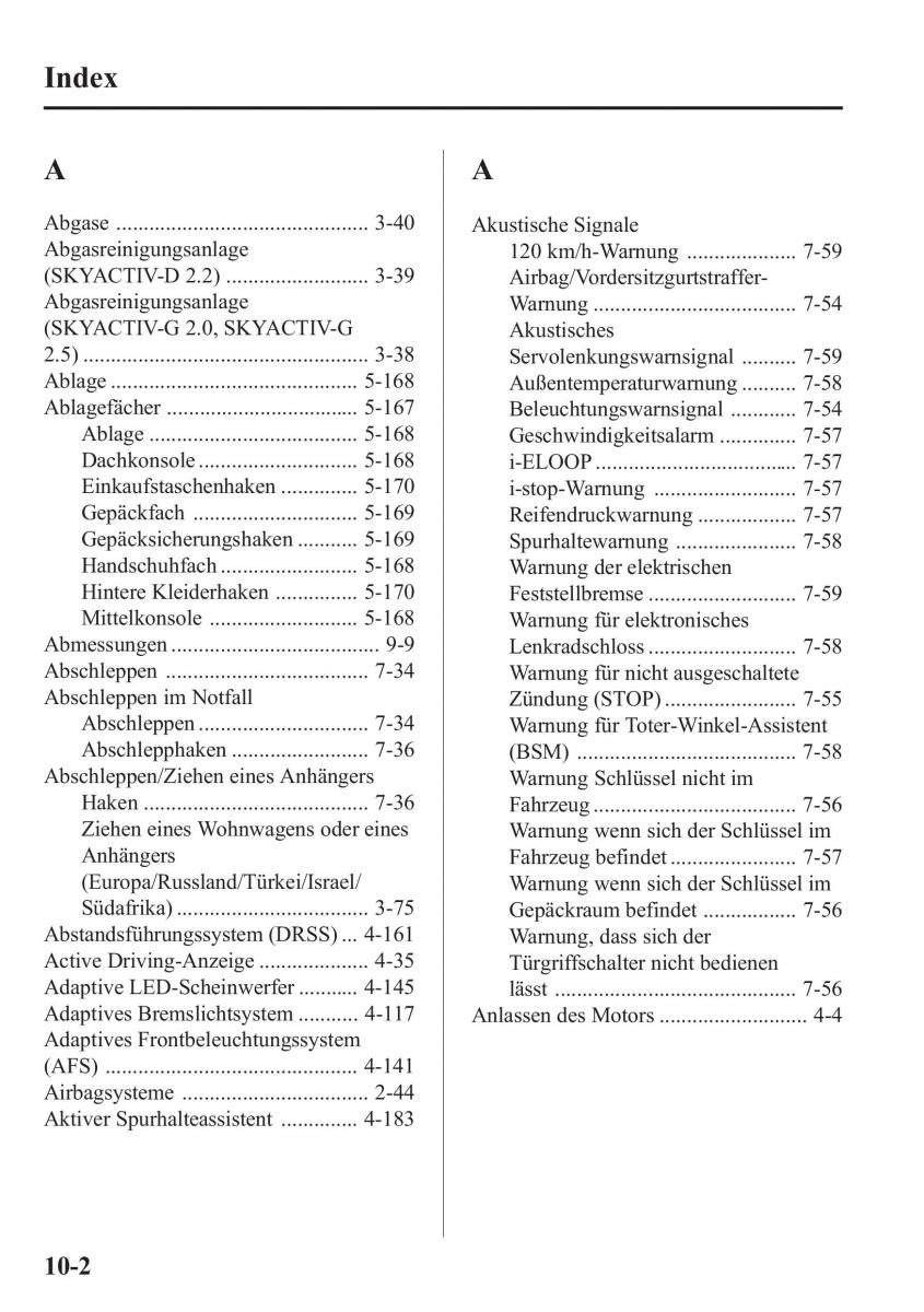 Mazda 6 III Handbuch / page 803