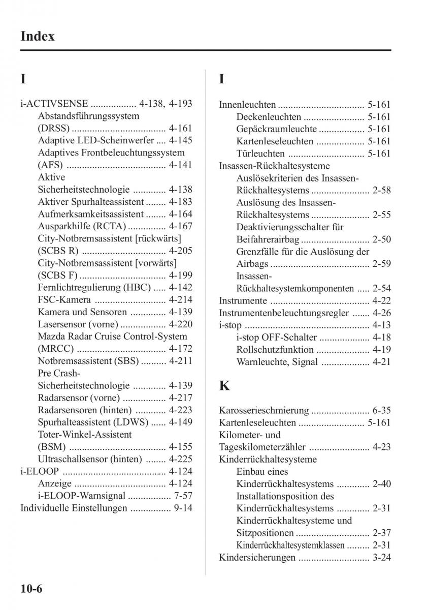 Mazda 6 III Handbuch / page 807