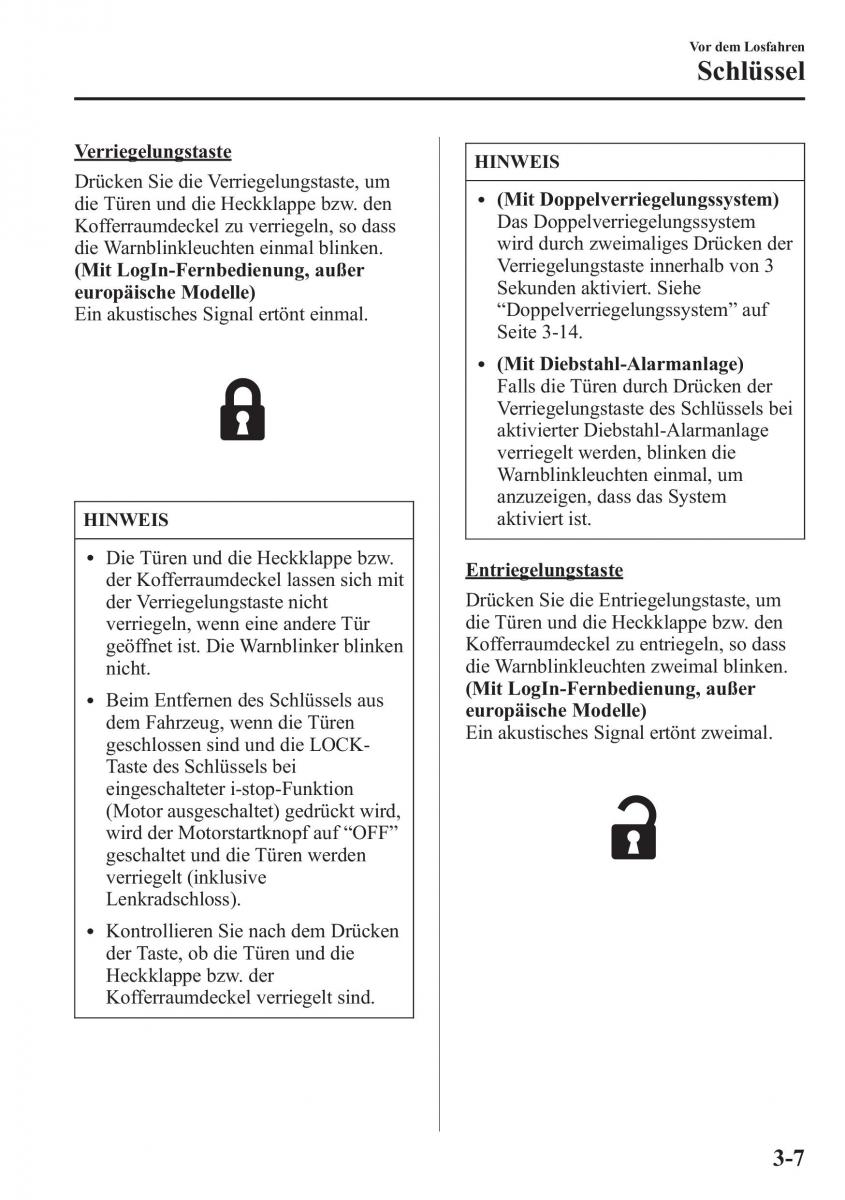 Mazda 6 III Handbuch / page 86