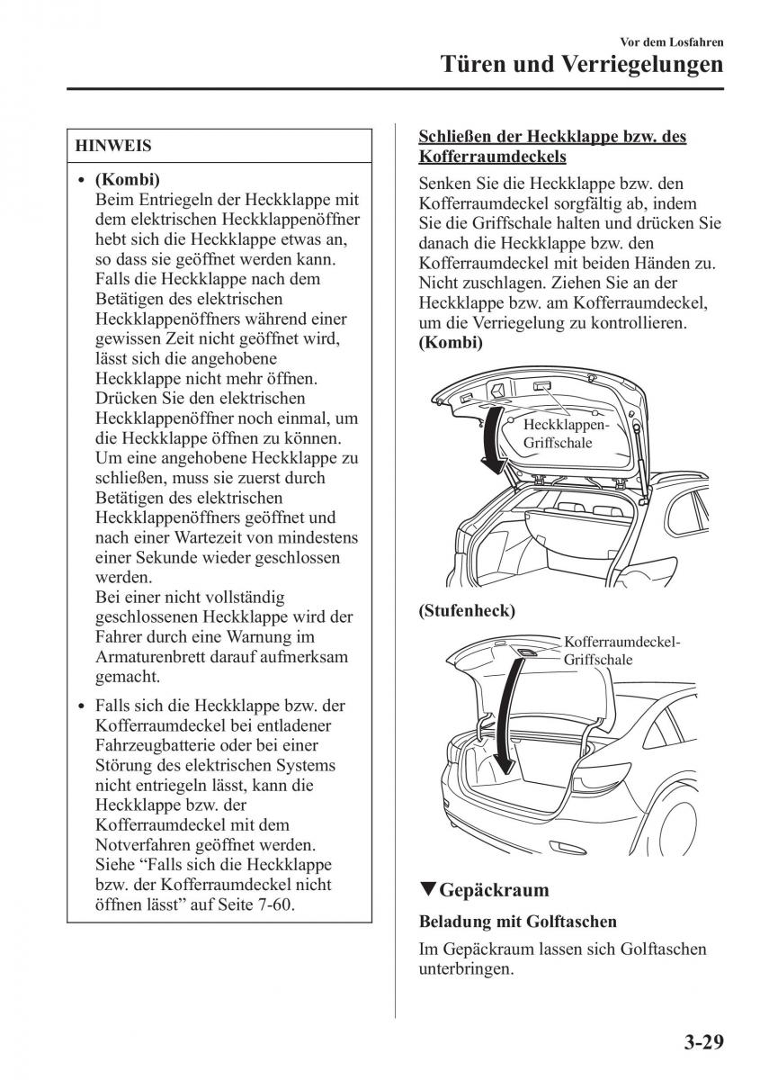 Mazda 6 III Handbuch / page 108