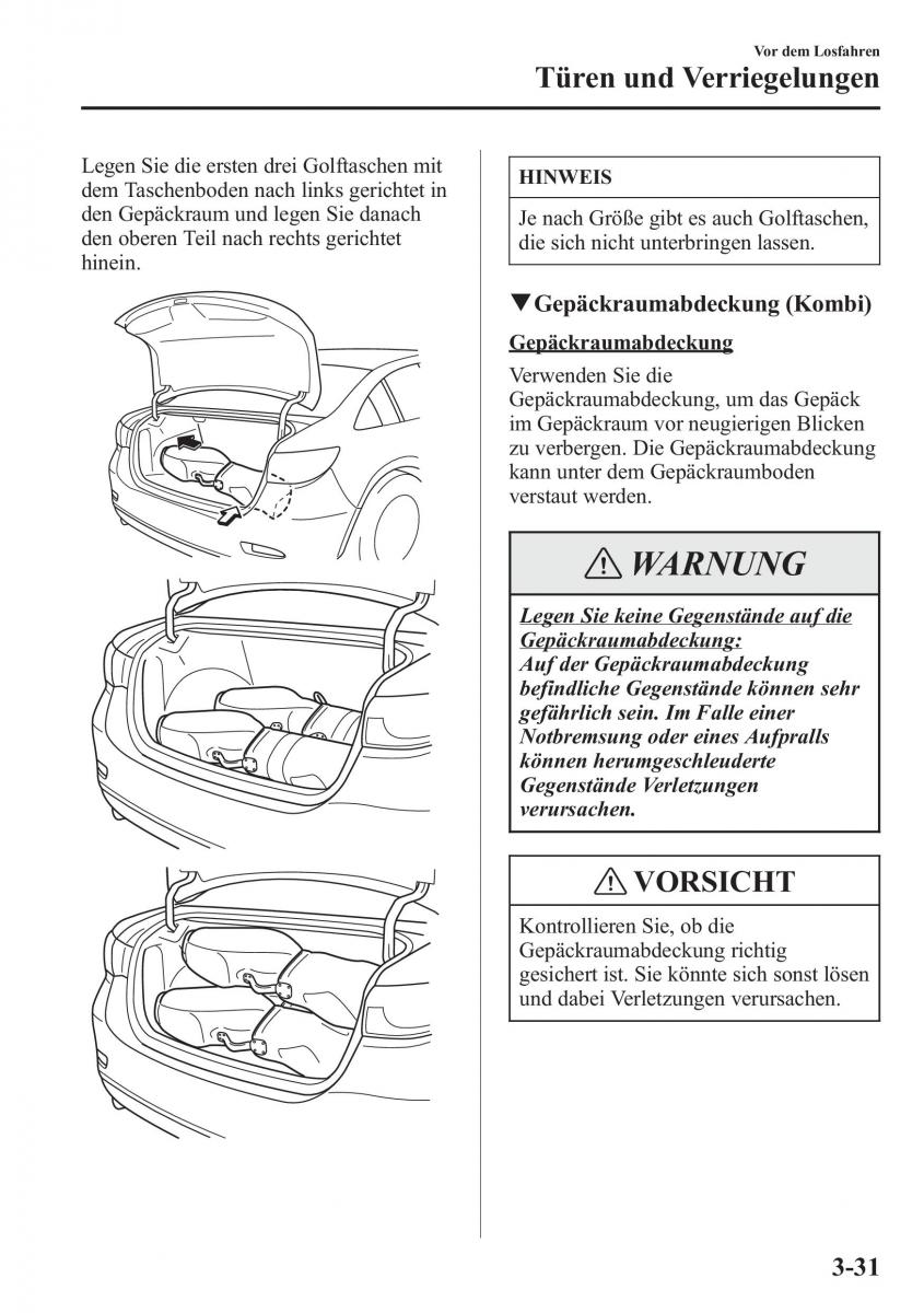 Mazda 6 III Handbuch / page 110