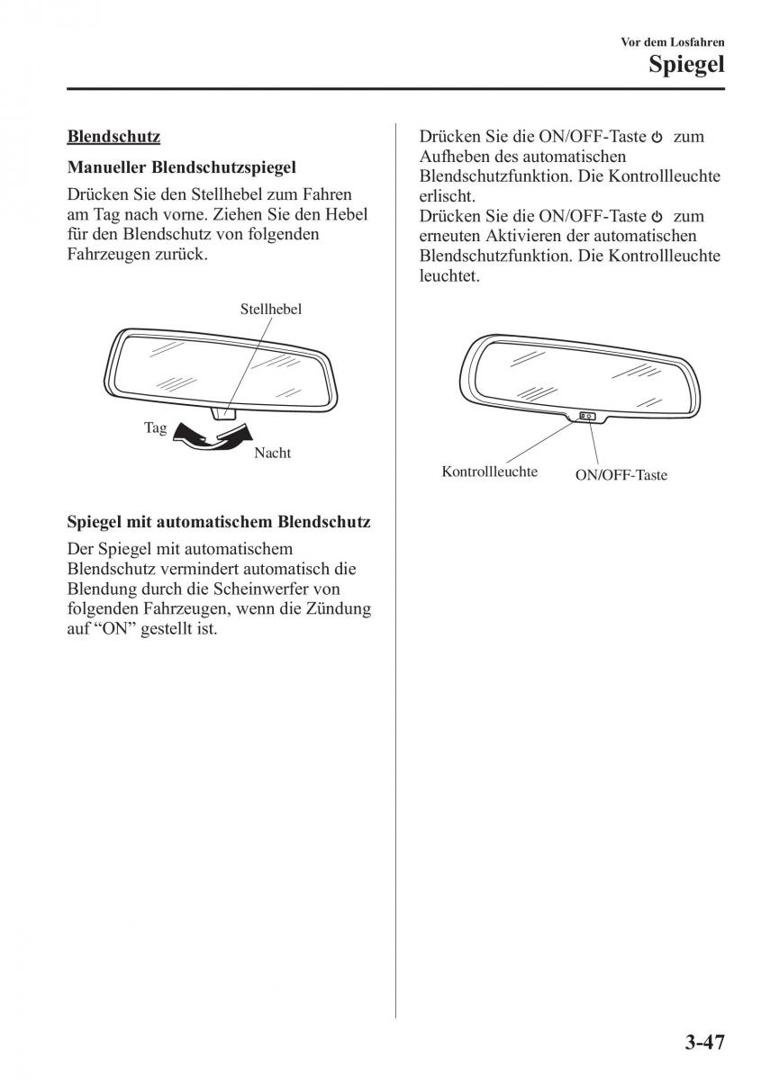 Mazda 6 III Handbuch / page 126