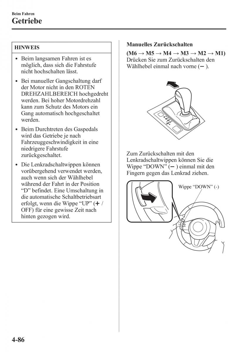 Mazda 6 III Handbuch / page 253