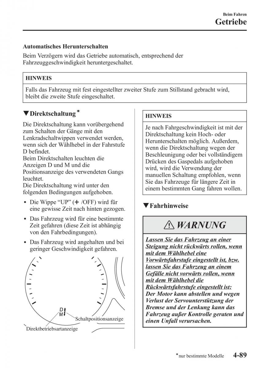 Mazda 6 III Handbuch / page 256