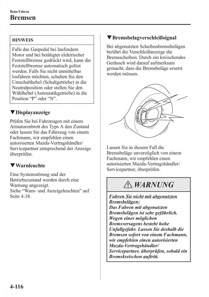 Mazda 6 III Handbuch / page 283